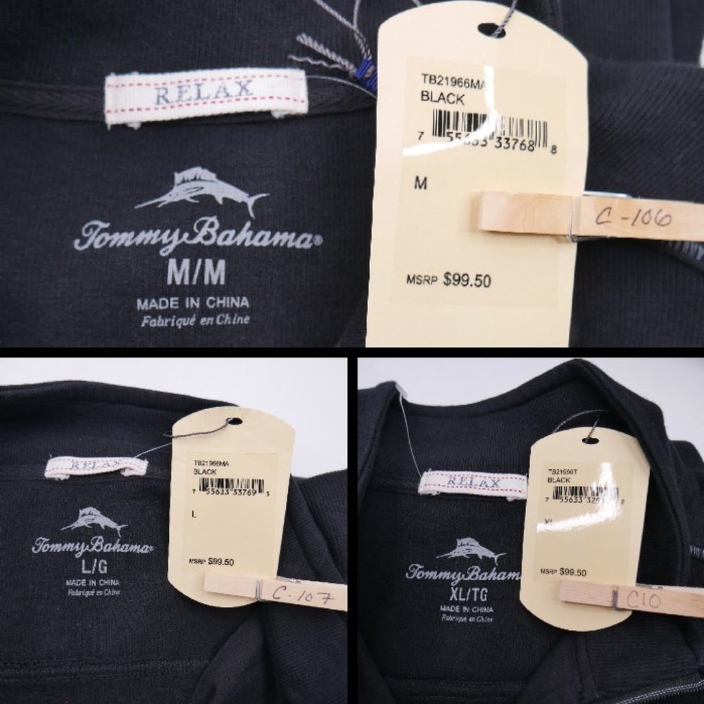 Tommy Bahama Men's Antigua Cove Half-Zip Sweater - Picture 7 of 7